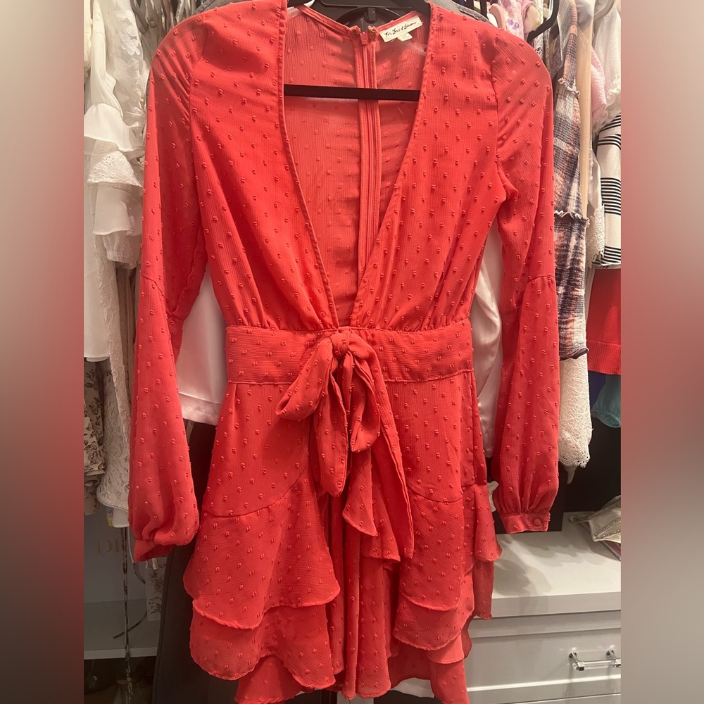 For Love & Lemons Red Mini Dress